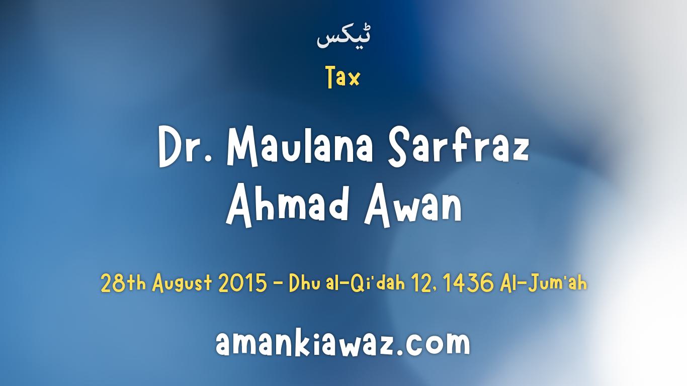Tax – 28th August 2015